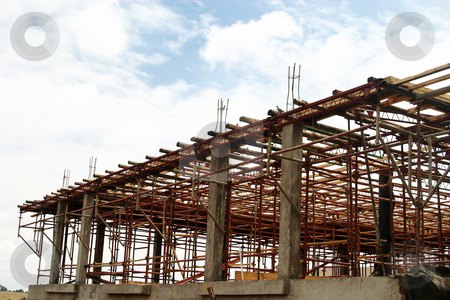 To use this stock image in your creative project, please select the size you need over to the right and click the "Add to Cart" button.
Your downloaded image will come with the Cutcaster watermark removed so don’t worry about the watermark you see on this page. Building in progress stock photo, Construction on new building by Sean Nel