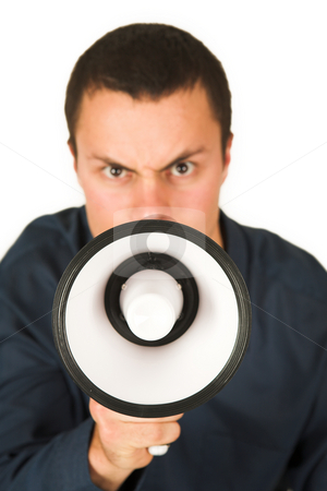 To use this stock image in your creative project, please select the size you need over to the right and click the "Add to Cart" button.
Your downloaded image will come with the Cutcaster watermark removed so don’t worry about the watermark you see on this page. Franscoisbooysen #174 stock photo, Man with Megaphone by Sean Nel