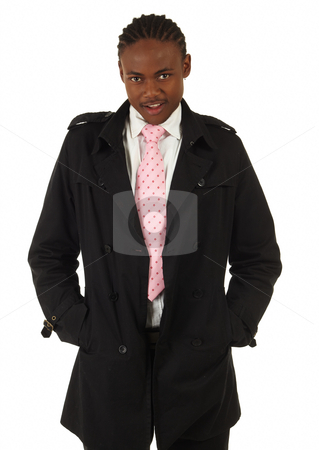 To use this stock image in your creative project, please select the size you need over to the right and click the "Add to Cart" button.
Your downloaded image will come with the Cutcaster watermark removed so don’t worry about the watermark you see on this page. Black Businessman stock photo, Black African businessman on a white background in various positions, stances and with various facial expressions. Part of a series - NOT ISOLATED by Sean Nel