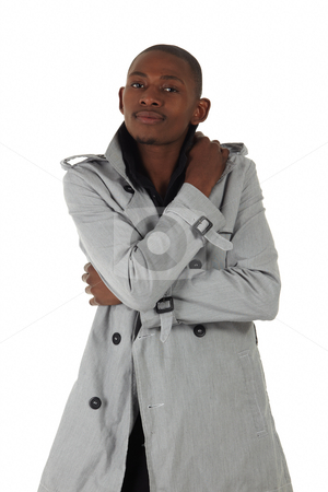 To use this stock image in your creative project, please select the size you need over to the right and click the "Add to Cart" button.
Your downloaded image will come with the Cutcaster watermark removed so don’t worry about the watermark you see on this page. Black African Businessman stock photo, Young black african businessman in a formal suite and grey jacket and on a white background - NOT ISOLATED by Sean Nel