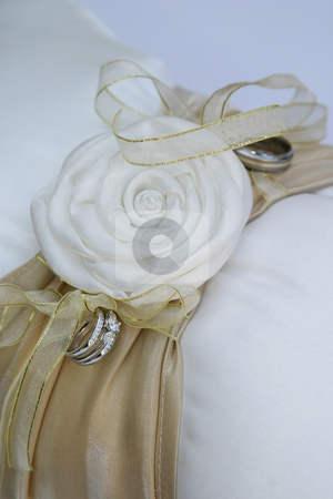 To use this stock image in your creative project, please select the size you need over to the right and click the "Add to Cart" button.
Your downloaded image will come with the Cutcaster watermark removed so don’t worry about the watermark you see on this page. Ring cushion stock photo, White and brown ring cushion by Sean Nel