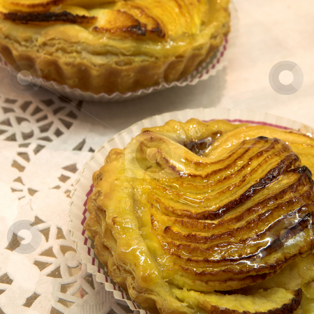 To use this stock image in your creative project, please select the size you need over to the right and click the "Add to Cart" button.
Your downloaded image will come with the Cutcaster watermark removed so don’t worry about the watermark you see on this page. Pastry #03 stock photo, Glazed french pastry in a patisserie by Sean Nel