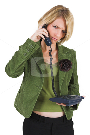 To use this stock image in your creative project, please select the size you need over to the right and click the "Add to Cart" button.
Your downloaded image will come with the Cutcaster watermark removed so don’t worry about the watermark you see on this page. Heidi Booysen #8 stock photo, Business woman green jacket, talking on the phone by Sean Nel