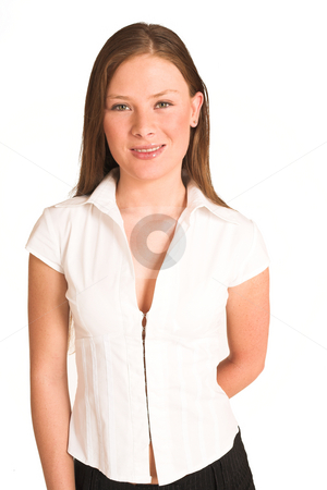 To use this stock image in your creative project, please select the size you need over to the right and click the "Add to Cart" button.
Your downloaded image will come with the Cutcaster watermark removed so don’t worry about the watermark you see on this page. Business Woman #200(GS) stock photo, Business woman dressed white top. by Sean Nel