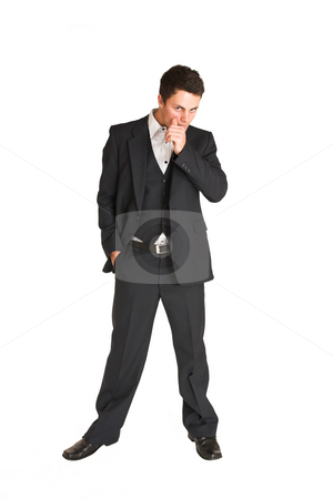 To use this stock image in your creative project, please select the size you need over to the right and click the "Add to Cart" button.
Your downloaded image will come with the Cutcaster watermark removed so don’t worry about the watermark you see on this page. Businessman #115 stock photo, Businessman in suit. Full length. by Sean Nel