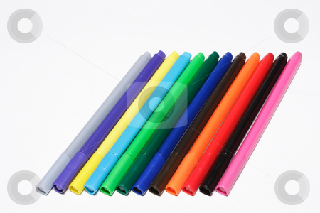 To use this stock image in your creative project, please select the size you need over to the right and click the "Add to Cart" button.
Your downloaded image will come with the Cutcaster watermark removed so don’t worry about the watermark you see on this page. Fiber tipped pens #1 stock photo, Different coloured fiber tipped pens by Sean Nel
