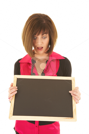 To use this stock image in your creative project, please select the size you need over to the right and click the "Add to Cart" button.
Your downloaded image will come with the Cutcaster watermark removed so don’t worry about the watermark you see on this page. Sexy brunette businesswoman stock photo, Sexy young adult Caucasian businesswoman in a red and black office outfit against a white background holding an empty chalkboard with copy space. NOT ISOLATED by Sean Nel