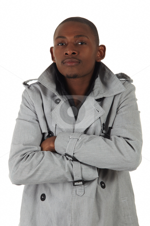 To use this stock image in your creative project, please select the size you need over to the right and click the "Add to Cart" button.
Your downloaded image will come with the Cutcaster watermark removed so don’t worry about the watermark you see on this page. Black African Businessman stock photo, Young black african businessman in a formal suite and grey jacket and on a white background - NOT ISOLATED by Sean Nel