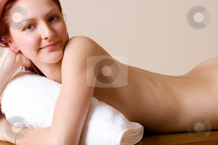 To use this stock image in your creative project, please select the size you need over to the right and click the "Add to Cart" button.
Your downloaded image will come with the Cutcaster watermark removed so don’t worry about the watermark you see on this page. Trudy Lee Markottter #11 stock photo, Woman, naked in beauty salon by Sean Nel