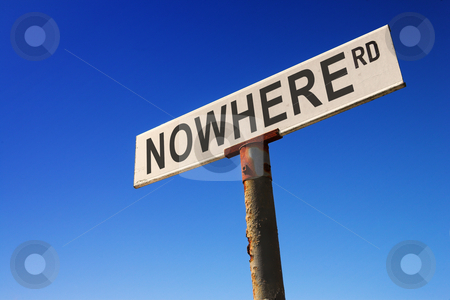 To use this stock image in your creative project, please select the size you need over to the right and click the "Add to Cart" button.
Your downloaded image will come with the Cutcaster watermark removed so don’t worry about the watermark you see on this page. Sign against blue sky stock photo, Weathered old road sign against a clear blue sky - Concept image: Road to NOWHERE by Sean Nel