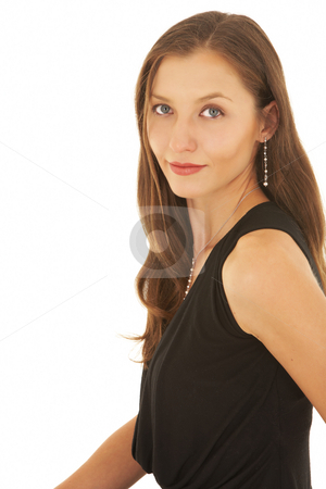 To use this stock image in your creative project, please select the size you need over to the right and click the "Add to Cart" button.
Your downloaded image will come with the Cutcaster watermark removed so don’t worry about the watermark you see on this page. Young caucasian businesswoman stock photo, Young adult brunette businesswoman in a black office outfit on a white background. by Sean Nel