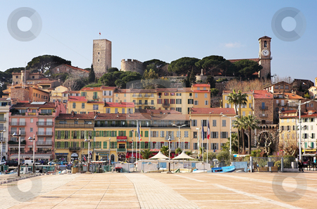 To use this stock image in your creative project, please select the size you need over to the right and click the "Add to Cart" button.
Your downloaded image will come with the Cutcaster watermark removed so don’t worry about the watermark you see on this page. Cannes #9 stock photo, The skyline from the harbour square in Cannes, France - People in background, Editorial use only by Sean Nel