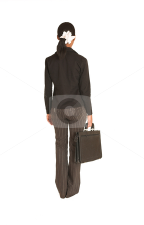 To use this stock image in your creative project, please select the size you need over to the right and click the "Add to Cart" button.
Your downloaded image will come with the Cutcaster watermark removed so don’t worry about the watermark you see on this page. Mida Matsimela #4 stock photo, African business woman dressed in black jacket. Carrying suitcase by Sean Nel