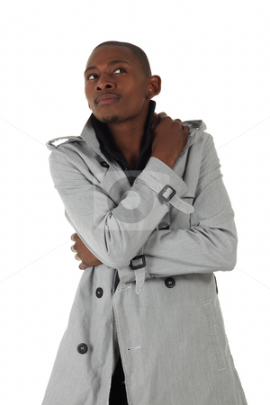 To use this stock image in your creative project, please select the size you need over to the right and click the "Add to Cart" button.
Your downloaded image will come with the Cutcaster watermark removed so don’t worry about the watermark you see on this page. Black African Businessman stock photo, Young black african businessman in a formal suite and grey jacket and on a white background - NOT ISOLATED by Sean Nel