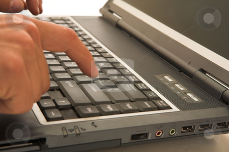 To use this stock image in your creative project, please select the size you need over to the right and click the "Add to Cart" button.
Your downloaded image will come with the Cutcaster watermark removed so don’t worry about the watermark you see on this page. Businessman #63 stock photo, Man working on laptop, d.o.f. background out of focus, foreground in focus. by Sean Nel