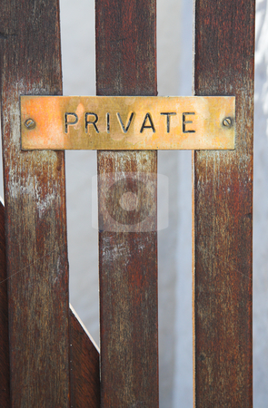 To use this stock image in your creative project, please select the size you need over to the right and click the "Add to Cart" button.
Your downloaded image will come with the Cutcaster watermark removed so don’t worry about the watermark you see on this page. Private sign on gate stock photo, Copper plate sign with the word by Sean Nel