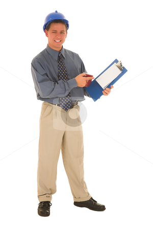 To use this stock image in your creative project, please select the size you need over to the right and click the "Add to Cart" button.
Your downloaded image will come with the Cutcaster watermark removed so don’t worry about the watermark you see on this page. Businessman #113 stock photo, Man presenting work on clipboard. by Sean Nel