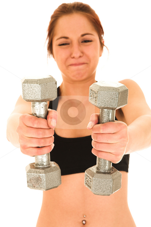 To use this stock image in your creative project, please select the size you need over to the right and click the "Add to Cart" button.
Your downloaded image will come with the Cutcaster watermark removed so don’t worry about the watermark you see on this page. Sexy brunette fitness woman stock photo, Sexy young adult Caucasian woman in a black training wear with small weights. NOT ISOLATED by Sean Nel