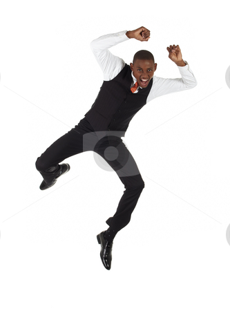 To use this stock image in your creative project, please select the size you need over to the right and click the "Add to Cart" button.
Your downloaded image will come with the Cutcaster watermark removed so don’t worry about the watermark you see on this page. Black African Businessman stock photo, Young black african businessman in a formal suite and on a white background - NOT ISOLATED by Sean Nel