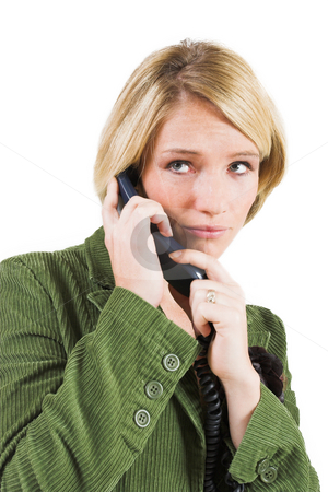 To use this stock image in your creative project, please select the size you need over to the right and click the "Add to Cart" button.
Your downloaded image will come with the Cutcaster watermark removed so don’t worry about the watermark you see on this page. Heidi Booysen #20 stock photo, Business woman green jacket, talking on the phone by Sean Nel