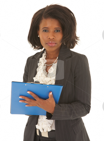 To use this stock image in your creative project, please select the size you need over to the right and click the "Add to Cart" button.
Your downloaded image will come with the Cutcaster watermark removed so don’t worry about the watermark you see on this page. Sexy african businesswoman stock photo, Sexy young adult african businesswoman in a business suit on a white background. NOT ISOLATED by Sean Nel