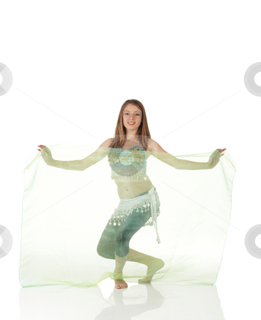 To use this stock image in your creative project, please select the size you need over to the right and click the "Add to Cart" button.
Your downloaded image will come with the Cutcaster watermark removed so don’t worry about the watermark you see on this page. Young belly dancing girl stock photo, Young Caucasian belly dancing girl in beautiful decorated clothes on white background and reflective floor. Not isolated by Sean Nel