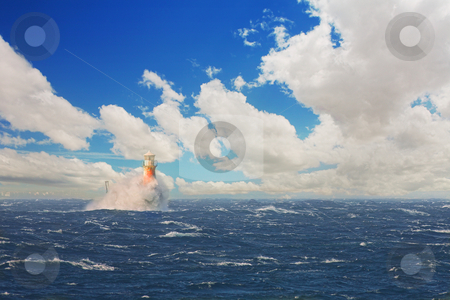 To use this stock image in your creative project, please select the size you need over to the right and click the "Add to Cart" button.
Your downloaded image will come with the Cutcaster watermark removed so don’t worry about the watermark you see on this page. Lighthouse in the stormy sea at Simons Town stock photo, The Roman styled lighthouse inside the bay at Simons Town, Western Cape, South Africa. Extremely windy day with choppy water and large waves breaking against the lighthouse. by Sean Nel
