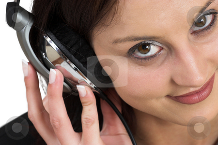 To use this stock image in your creative project, please select the size you need over to the right and click the "Add to Cart" button.
Your downloaded image will come with the Cutcaster watermark removed so don’t worry about the watermark you see on this page. Luzaan Roodt #13 stock photo, Woman in formal black suit, with headset on head - close up, shallow DOF by Sean Nel