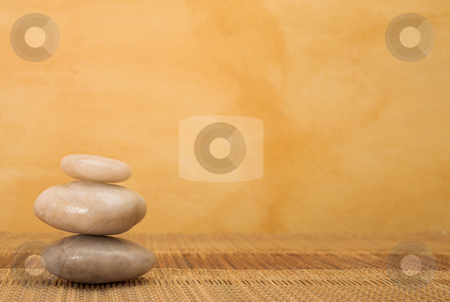 To use this stock image in your creative project, please select the size you need over to the right and click the "Add to Cart" button.
Your downloaded image will come with the Cutcaster watermark removed so don’t worry about the watermark you see on this page. Massage #38 stock photo, Hot stone massaging stones on bamboo cloth in front of wall - copy space by Sean Nel
