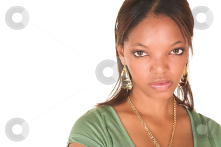 To use this stock image in your creative project, please select the size you need over to the right and click the "Add to Cart" button.
Your downloaded image will come with the Cutcaster watermark removed so don’t worry about the watermark you see on this page. Sexy african businesswoman stock photo, Sexy young adult african businesswoman in a business suit on a white background. NOT ISOLATED by Sean Nel