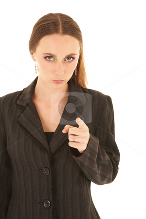 To use this stock image in your creative project, please select the size you need over to the right and click the "Add to Cart" button.
Your downloaded image will come with the Cutcaster watermark removed so don’t worry about the watermark you see on this page. Young caucasian businesswoman stock photo, Young adult brunette businesswoman in a black office outfit on a white background. by Sean Nel