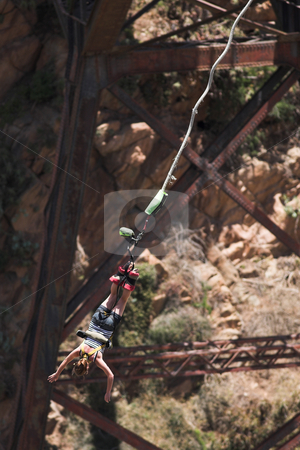 To use this stock image in your creative project, please select the size you need over to the right and click the "Add to Cart" button.
Your downloaded image will come with the Cutcaster watermark removed so don’t worry about the watermark you see on this page. Bungee jumper #1 stock photo, Bungee Jumper at Gouritz River Bridge, South Africa - Movement on Jumper by Sean Nel