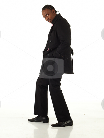 To use this stock image in your creative project, please select the size you need over to the right and click the "Add to Cart" button.
Your downloaded image will come with the Cutcaster watermark removed so don’t worry about the watermark you see on this page. Black Businessman stock photo, Black African businessman on a white background in various positions, stances and with various facial expressions. Part of a series - NOT ISOLATED by Sean Nel