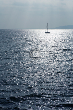 To use this stock image in your creative project, please select the size you need over to the right and click the "Add to Cart" button.
Your downloaded image will come with the Cutcaster watermark removed so don’t worry about the watermark you see on this page. StRaphael #8 stock photo, Single sailboat on the Mediterranean Sea by Sean Nel