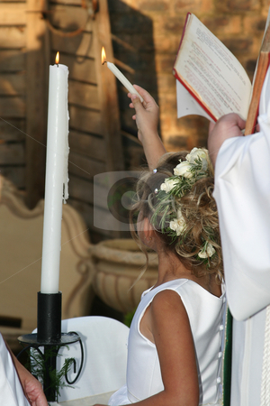 To use this stock image in your creative project, please select the size you need over to the right and click the "Add to Cart" button.
Your downloaded image will come with the Cutcaster watermark removed so don’t worry about the watermark you see on this page. Lighting the candles stock photo, Flower girl ligting the unity candles by Sean Nel