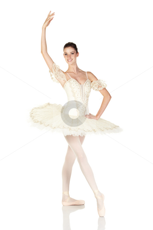 To use this stock image in your creative project, please select the size you need over to the right and click the "Add to Cart" button.
Your downloaded image will come with the Cutcaster watermark removed so don’t worry about the watermark you see on this page. Young caucasian ballerina stock photo, Young caucasian brunette ballerina girl on white background and reflective white floor showing various ballet steps and positions. Not Isolated by Sean Nel