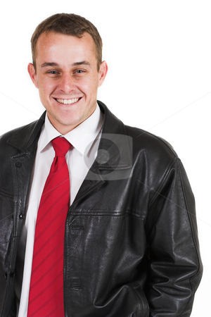 To use this stock image in your creative project, please select the size you need over to the right and click the "Add to Cart" button.
Your downloaded image will come with the Cutcaster watermark removed so don’t worry about the watermark you see on this page. Business man #5 stock photo, Business man in a suit by Sean Nel
