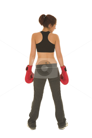 To use this stock image in your creative project, please select the size you need over to the right and click the "Add to Cart" button.
Your downloaded image will come with the Cutcaster watermark removed so don’t worry about the watermark you see on this page. Boxer #17 stock photo, Brunette with red boxing gloves by Sean Nel