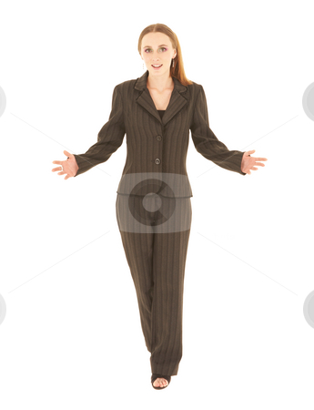 To use this stock image in your creative project, please select the size you need over to the right and click the "Add to Cart" button.
Your downloaded image will come with the Cutcaster watermark removed so don’t worry about the watermark you see on this page. Sexy brunette businesswoman stock photo, Sexy young adult Caucasian businesswoman in a black sexy business suit on a white background. She has modern make-up on her eyes by Sean Nel