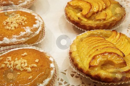 To use this stock image in your creative project, please select the size you need over to the right and click the "Add to Cart" button.
Your downloaded image will come with the Cutcaster watermark removed so don’t worry about the watermark you see on this page. Pastry #08 stock photo, Glazed French pastry in a patisserie by Sean Nel