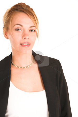 To use this stock image in your creative project, please select the size you need over to the right and click the "Add to Cart" button.
Your downloaded image will come with the Cutcaster watermark removed so don’t worry about the watermark you see on this page. Businesswoman #235 stock photo, Blonde business lady in formal black suit. Portrait. by Sean Nel