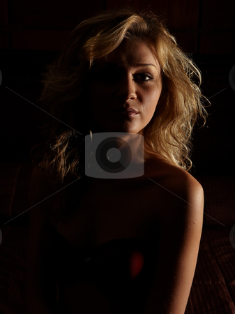 To use this stock image in your creative project, please select the size you need over to the right and click the "Add to Cart" button.
Your downloaded image will come with the Cutcaster watermark removed so don’t worry about the watermark you see on this page. Woman in Lingerie stock photo, Young sexy Caucasian adult woman in lingerie in a bedroom setting. by Sean Nel