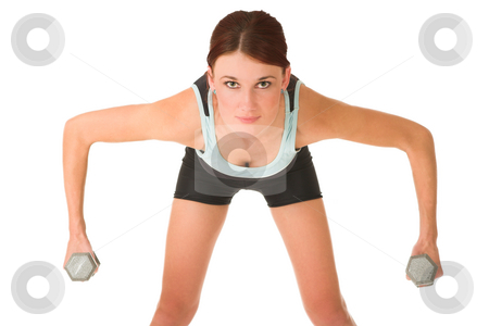 To use this stock image in your creative project, please select the size you need over to the right and click the "Add to Cart" button.
Your downloaded image will come with the Cutcaster watermark removed so don’t worry about the watermark you see on this page. Gym #100 stock photo, Woman doing weight lifting. by Sean Nel