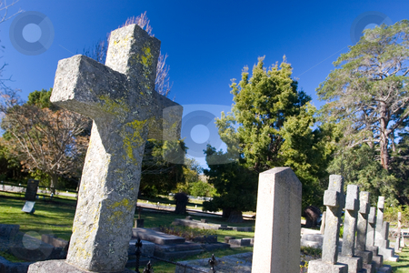 To use this stock image in your creative project, please select the size you need over to the right and click the "Add to Cart" button.
Your downloaded image will come with the Cutcaster watermark removed so don’t worry about the watermark you see on this page. Graves #11 stock photo, Old stone Grave in the shape of a cross at the Belvedere Church, Knysna, South Africa by Sean Nel