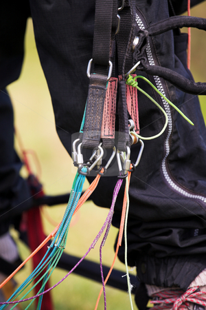 To use this stock image in your creative project, please select the size you need over to the right and click the "Add to Cart" button.
Your downloaded image will come with the Cutcaster watermark removed so don’t worry about the watermark you see on this page. Paraglider harness stock photo, Close-up of a paraglider harness and gear by Sean Nel