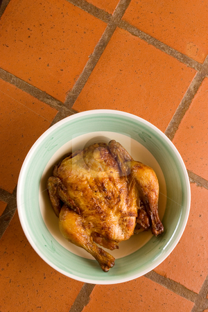 To use this stock image in your creative project, please select the size you need over to the right and click the "Add to Cart" button.
Your downloaded image will come with the Cutcaster watermark removed so don’t worry about the watermark you see on this page. Chicken #6 stock photo, Prepared whole chicken on a plate - copy space by Sean Nel