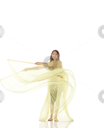 To use this stock image in your creative project, please select the size you need over to the right and click the "Add to Cart" button.
Your downloaded image will come with the Cutcaster watermark removed so don’t worry about the watermark you see on this page. Young belly dancing girl stock photo, Young Caucasian belly dancing girl in beautiful decorated clothes on white background and reflective floor. Not isolated by Sean Nel
