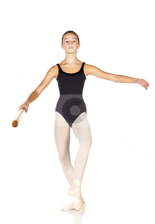 To use this stock image in your creative project, please select the size you need over to the right and click the "Add to Cart" button.
Your downloaded image will come with the Cutcaster watermark removed so don’t worry about the watermark you see on this page. Ballet Steps stock photo, Young caucasian ballerina girl on white background and reflective white floor showing various ballet steps and positions. Battement Fondu. Not Isolated. by Sean Nel