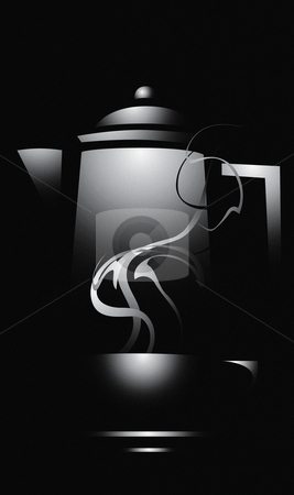 To use this stock image in your creative project, please select the size you need over to the right and click the "Add to Cart" button.
Your downloaded image will come with the Cutcaster watermark removed so don’t worry about the watermark you see on this page. Dark Coffee stock vector clipart, Dark dramatic lit coffee cup and mug with eerie steam. by Jeffrey Thompson