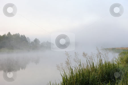 To use this stock image in your creative project, please select the size you need over to the right and click the "Add to Cart" button.
Your downloaded image will come with the Cutcaster watermark removed so don’t worry about the watermark you see on this page. Morning river mist stock photo, The sunrise, over the river rises a morning fog. by Vladimir Blinov